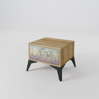 MOSAIC OF COLORS Nightstand in Oak Effect