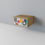 COOL STORY Nattduksbord i Oak Effect