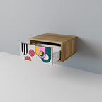 COOL STORY Nattduksbord i Oak Effect