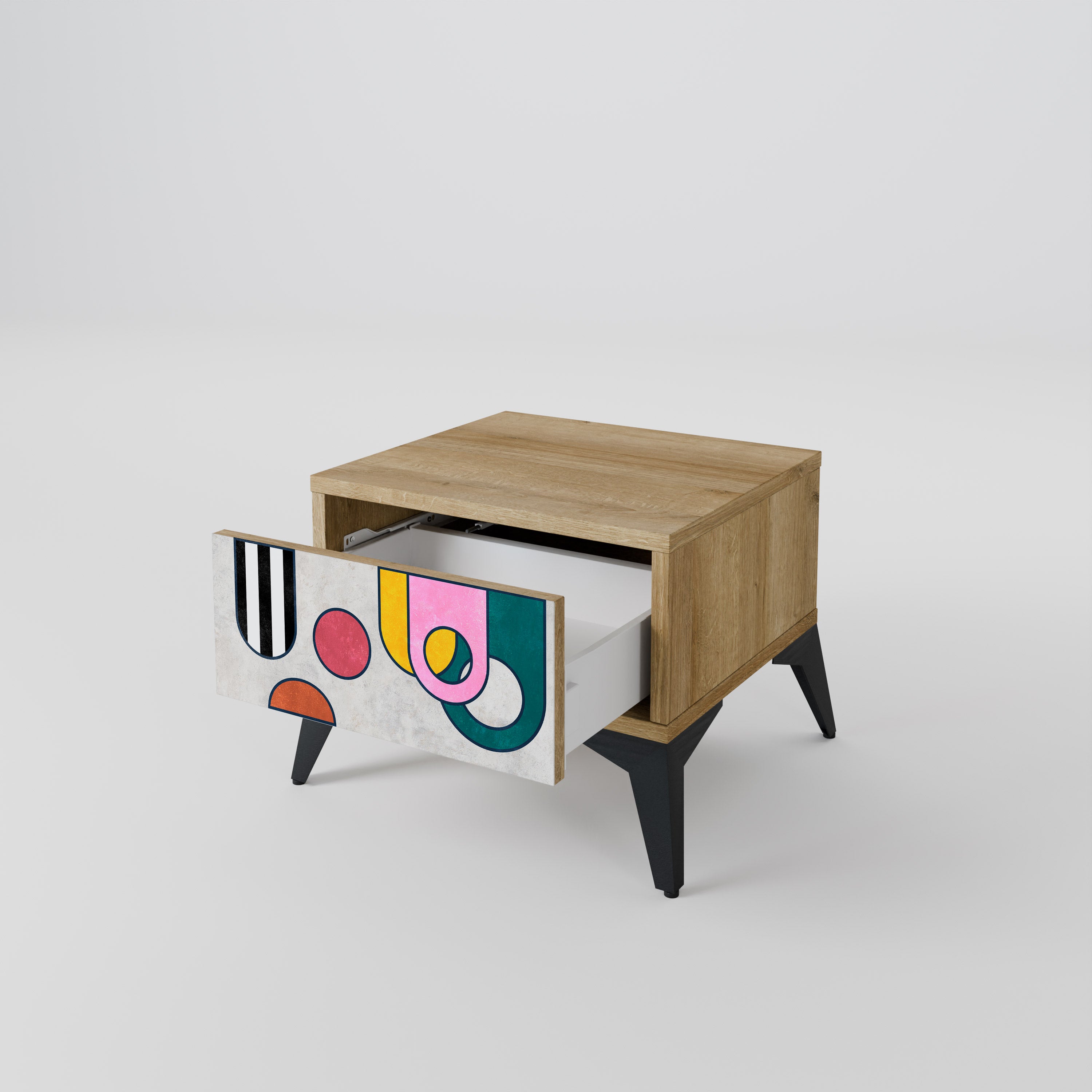 COOL STORY Nattduksbord i Oak Effect