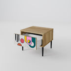 COOL STORY Nattduksbord i Oak Effect