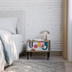 COOL STORY Nattduksbord i Oak Effect