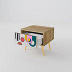 COOL STORY Nattduksbord i Oak Effect