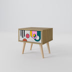 COOL STORY Nattduksbord i Oak Effect