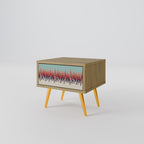 CHROMA CONTOURS Nightstand in Oak Effect