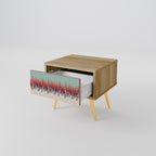 CHROMA CONTOURS Nightstand in Oak Effect