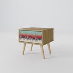 CHROMA CONTOURS Nightstand in Oak Effect