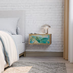 SPECTRUM SPLENDOR Nightstand in Oak Effect