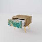 SPECTRUM SPLENDOR Nightstand in Oak Effect