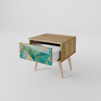 SPECTRUM SPLENDOR Nightstand in Oak Effect