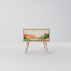 WATERCOLOUR PEAKS Nightstand in Oak Effect