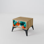 CIRKULÄR RHAPSODY Nattduksbord i ekeffekt