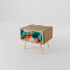 CIRKULÄR RHAPSODY Nattduksbord i ekeffekt