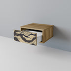 UNIFIED FRAGMENTS Nightstand in Oak Effect