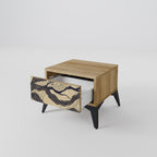 UNIFIED FRAGMENTS Nightstand in Oak Effect