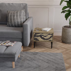 UNIFIED FRAGMENTS Nightstand in Oak Effect