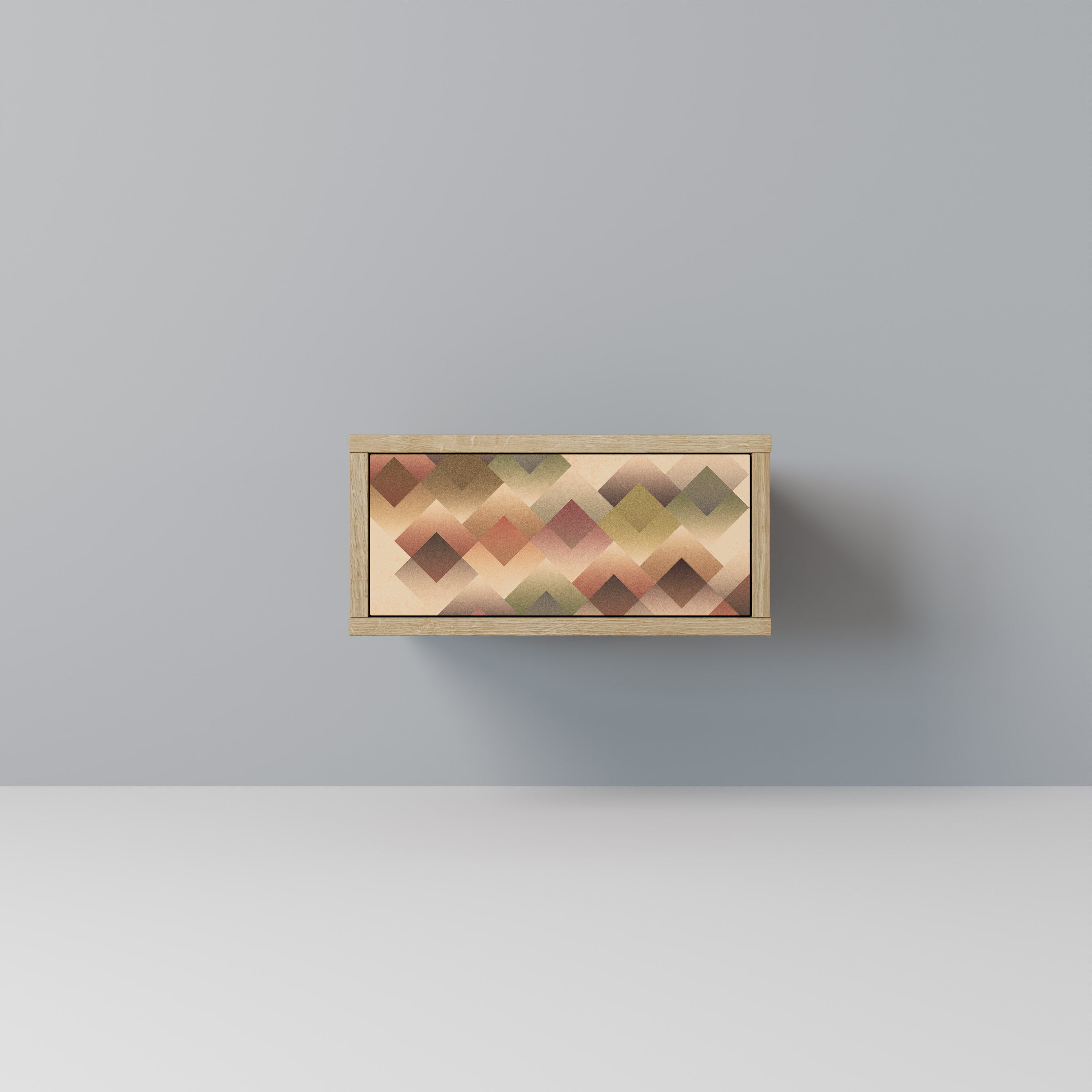 GEOMETRIC FUSION Nattduksbord i ekeffekt