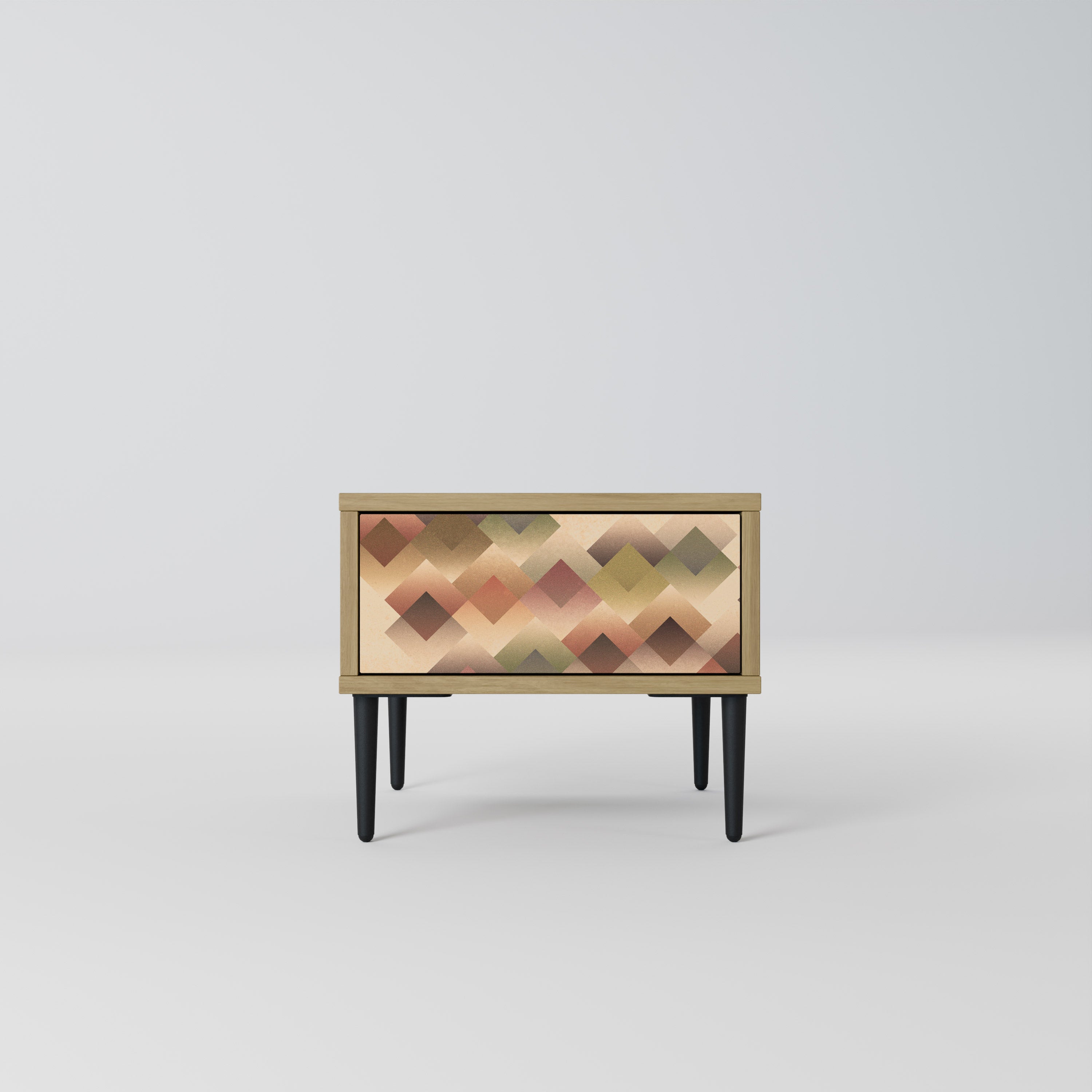 GEOMETRIC FUSION Nattduksbord i ekeffekt