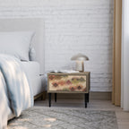 GEOMETRIC FUSION Nattduksbord i ekeffekt