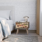 GEOMETRIC FUSION Nattduksbord i ekeffekt