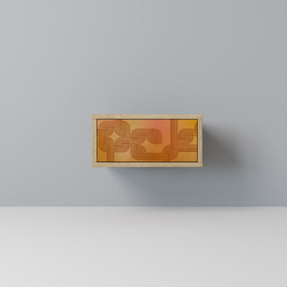 STRENGTHENING RELATION Nightstand in Oak Effect