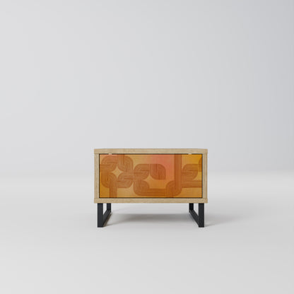 STRENGTHENING RELATION Nightstand in Oak Effect