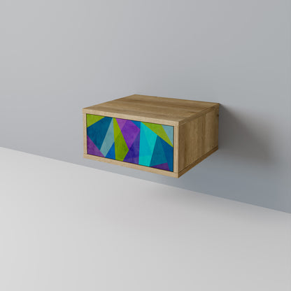 KALL SHOWCASE Nattduksbord i Oak Effect