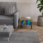 COLD SHOWCASE Nightstand in Oak Effect