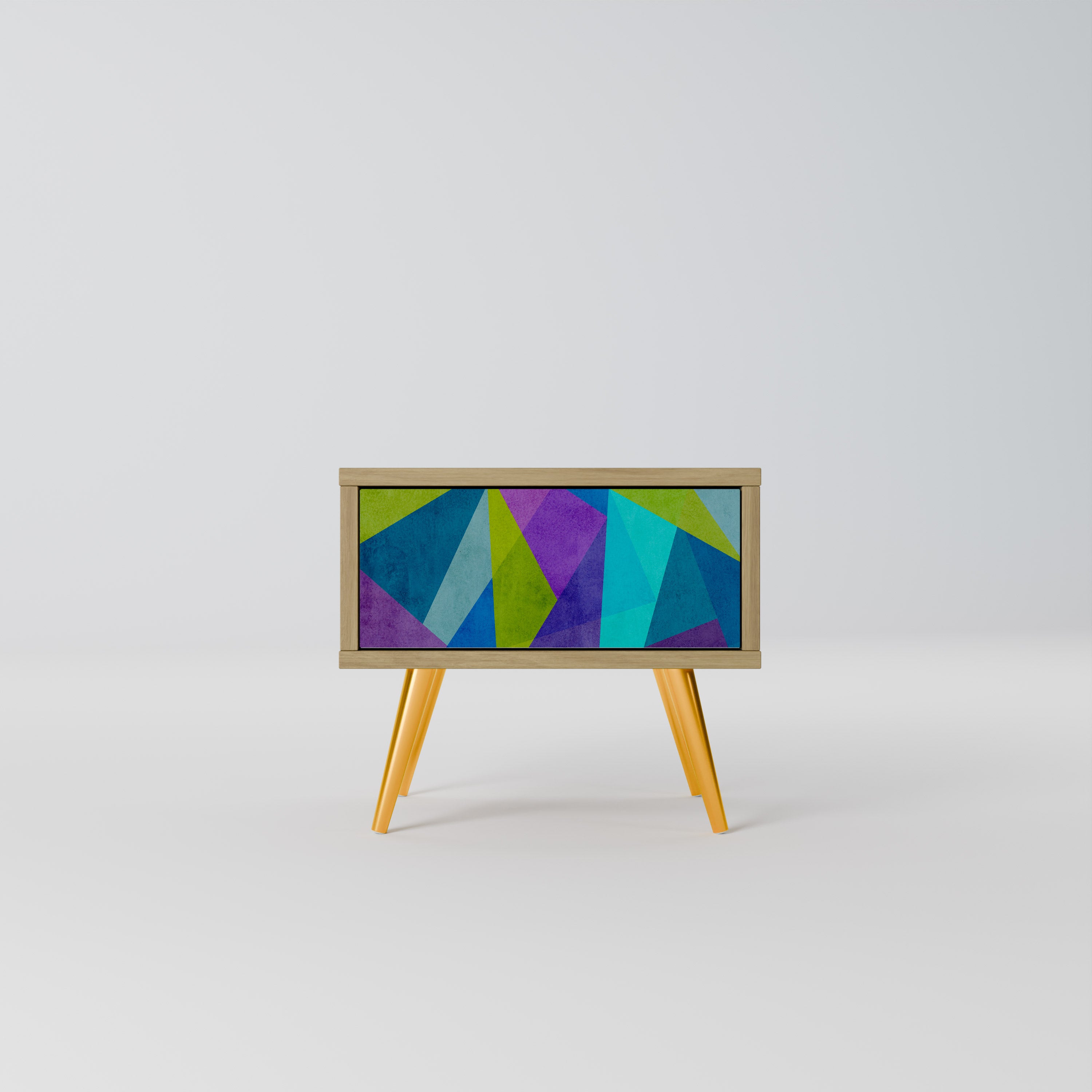 KALL SHOWCASE Nattduksbord i Oak Effect
