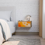 ORANGE ARRANGEMENT Nightstand in Oak Effect