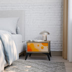 ORANGE ARRANGEMENT Nightstand in Oak Effect