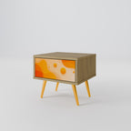 ORANGE ARRANGEMENT Nightstand in Oak Effect