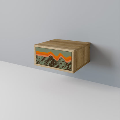 SIMPLE SOLUTIONS Nightstand in Oak Effect