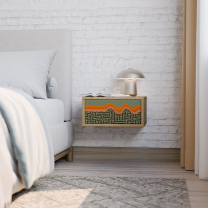 SIMPLE SOLUTIONS Nightstand in Oak Effect