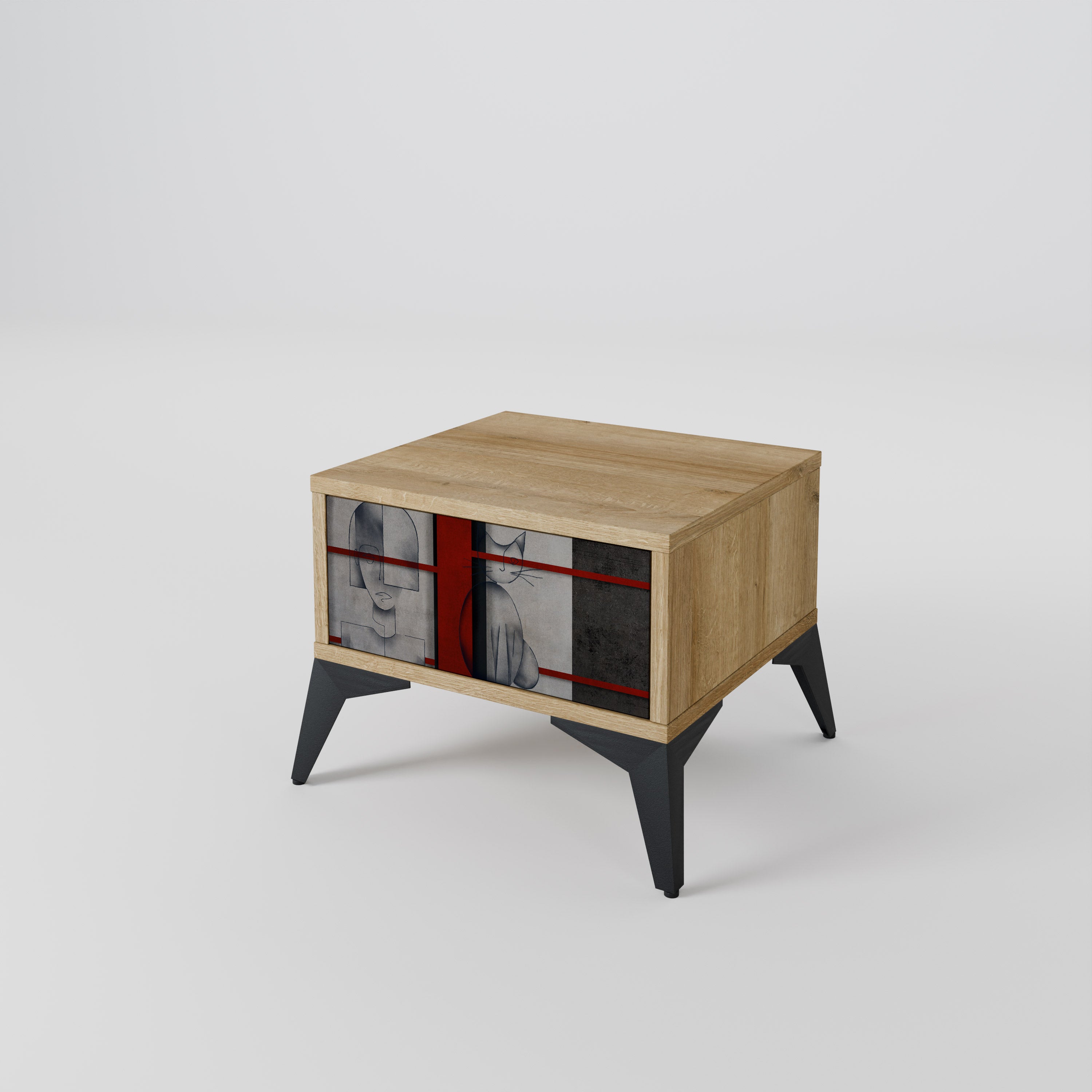 GRAY FIGURES Nightstand