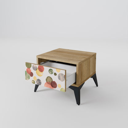 FLEETING LYCKA Nattduksbord i Oak Effect