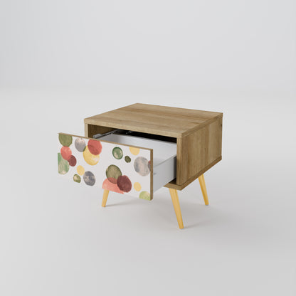 FLEETING LYCKA Nattduksbord i Oak Effect