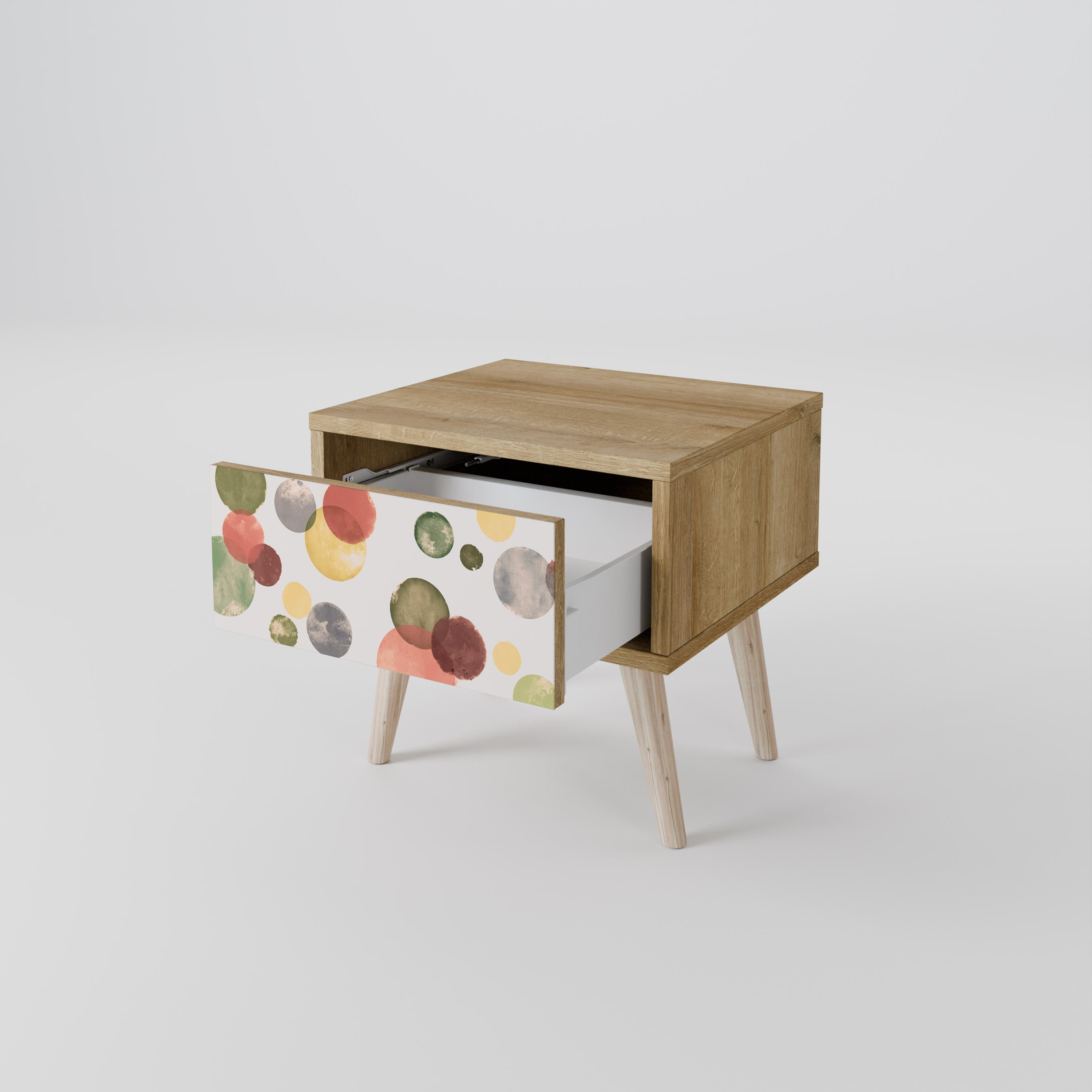 FLEETING LYCKA Nattduksbord i Oak Effect