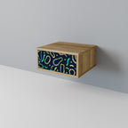 CONTRAST DANCE Nattduksbord i Oak Effect