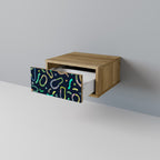 CONTRAST DANCE Nattduksbord i Oak Effect