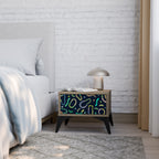 CONTRAST DANCE Nattduksbord i Oak Effect