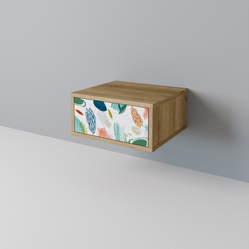 BOTANICAL HURRICANE Nattduksbord i ekeffekt
