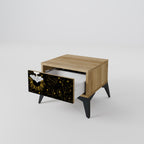STELLAR CONSTELLATIONS Nightstand in Oak Effect