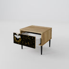 STELLAR CONSTELLATIONS Nightstand in Oak Effect