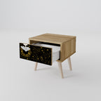 STELLAR CONSTELLATIONS Nightstand in Oak Effect
