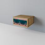 ROYAL COMPOSITION Nightstand in Oak Effect