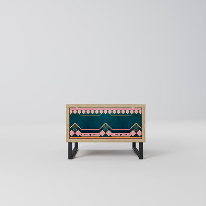 ROYAL COMPOSITION Nightstand in Oak Effect