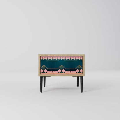 ROYAL COMPOSITION Nightstand in Oak Effect