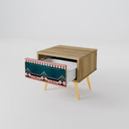 ROYAL COMPOSITION Nightstand in Oak Effect