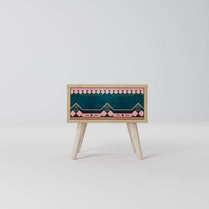 ROYAL COMPOSITION Nightstand in Oak Effect